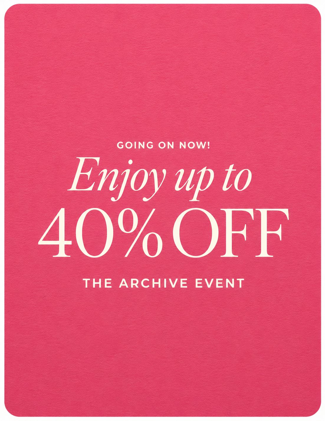 Archive Event